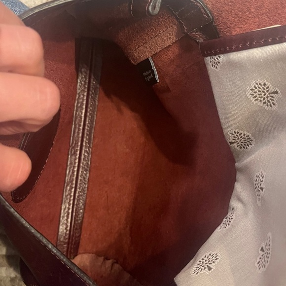 Mulberry Small Lily Flap Bag Oxblood EUC authentic Made in England - Picture 13 of 13